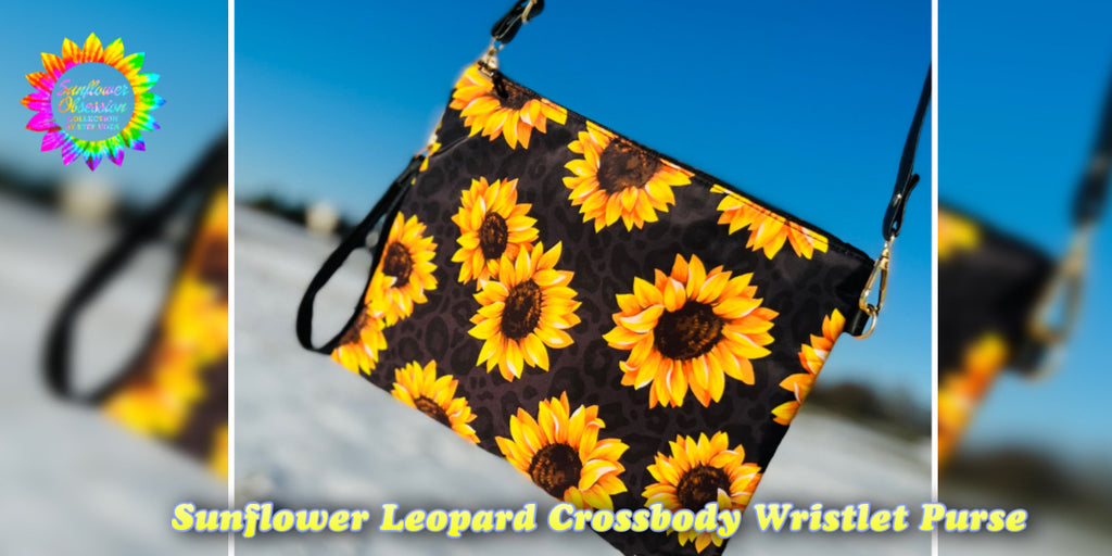 Sunflower obsession leopard and sunflower purse shop now here 