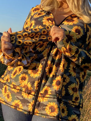 Sunflower Green Camo Stef Hoodie