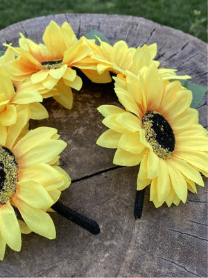 Sunflower Crown Headband