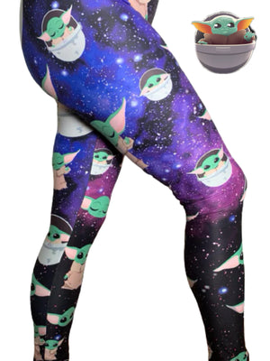 Baby Jedi Galaxy Women’s Leggings