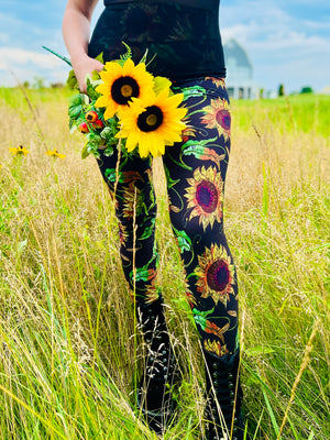 Sunflower Stitch Leggings
