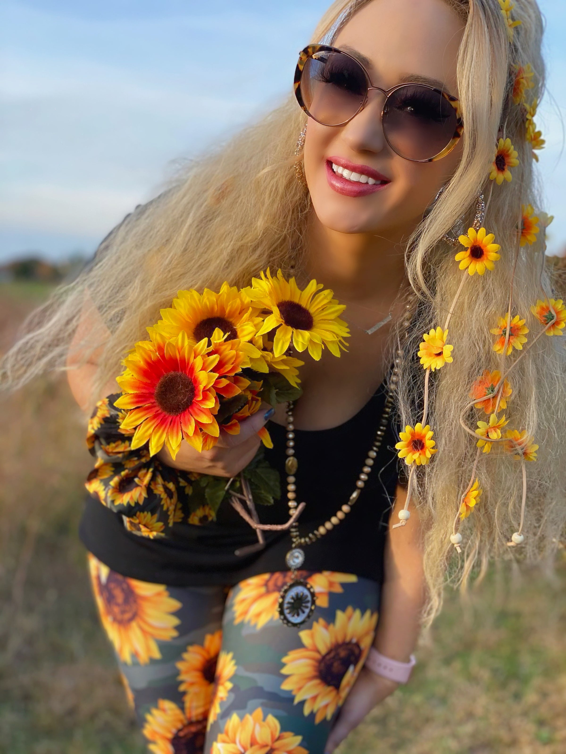 Sunflower Stitch Leggings – Sunflower Obsession